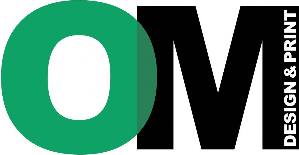 om design & print advertising logo